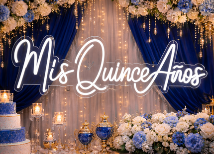 Quinceañera LED Neon Sign – Mis 15 / Mis Quince Años Collection