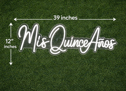 Quinceañera LED Neon Sign – Mis 15 / Mis Quince Años Collection