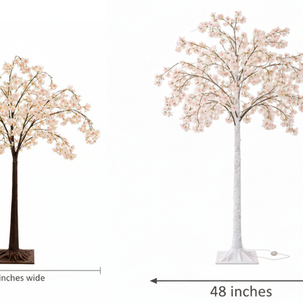 LED Cherry Blossom Tree Event Decoration – Soft Pink Lighted Blossom Tree