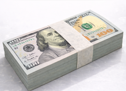 Realistic $100 Prop Money Stack – Full Size Fake Bills