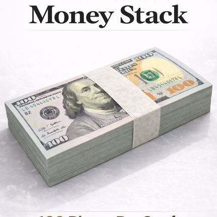 Realistic $100 Prop Money Stack – Full Size Fake Bills
