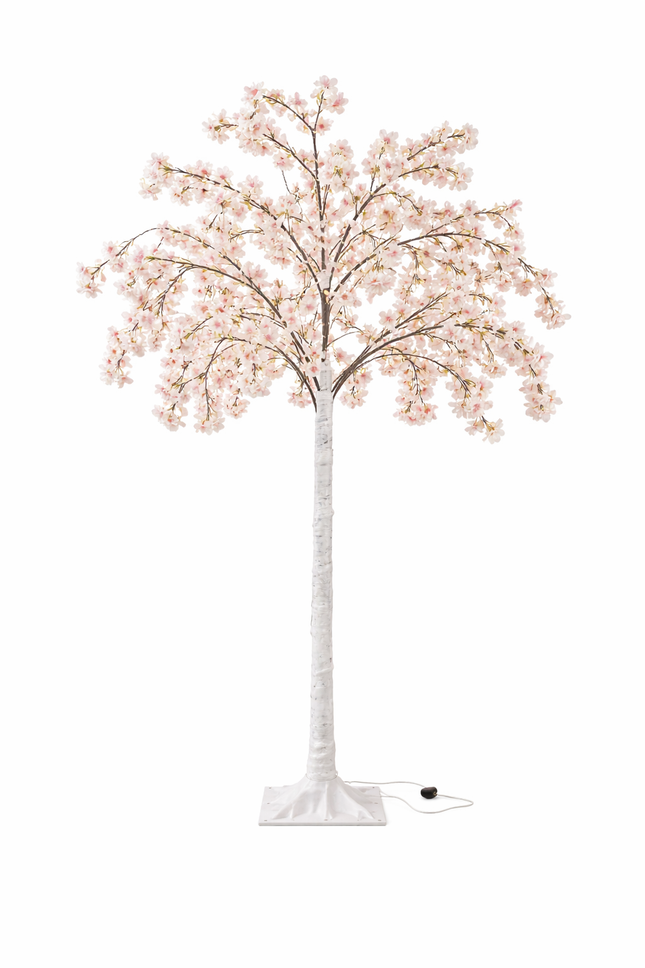 LED Cherry Blossom Tree Event Decoration – Soft Pink Lighted Blossom Tree