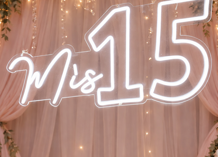 Quinceañera LED Neon Sign – Mis 15 / Mis Quince Años Collection