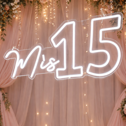 Quinceañera LED Neon Sign – Mis 15 / Mis Quince Años Collection