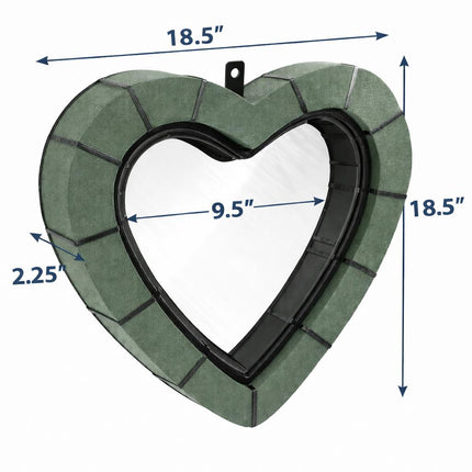 Heart Shaped Floral Foam Frame – Florist & Event Display Base for Elegant Arrangements & Event Decor