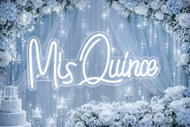 Quinceañera LED Neon Sign – Mis 15 / Mis Quince Años Collection