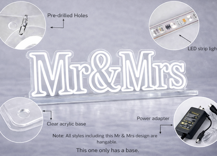 LED neon Sign - Love/Wedding Sign Collection