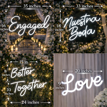 LED neon Sign - Love/Wedding Sign Collection