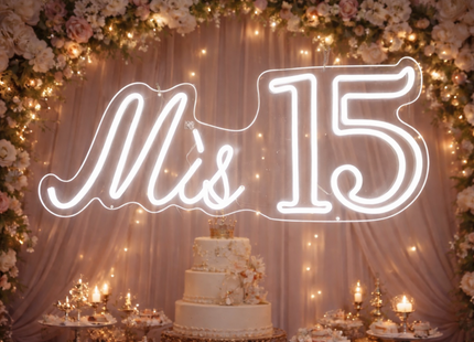 Quinceañera LED Neon Sign – Mis 15 / Mis Quince Años Collection