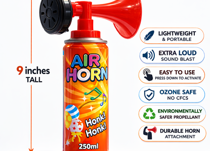 Party Air Horn 250ml - Detachable