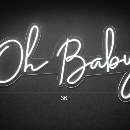 Gender Reveal LED Neon Sign Collection – He or She | Boy or Girl | Oh Baby