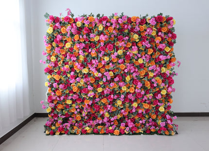 8x8 Artificial Flower Wall Backdrop – Luxury Wedding & Event Floral Wall