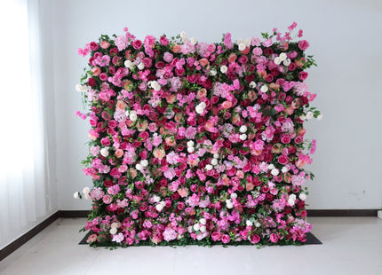 8x8 Artificial Flower Wall Backdrop – Luxury Wedding & Event Floral Wall