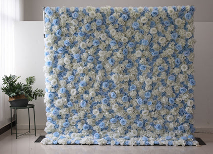 8x8 Artificial Flower Wall Backdrop – Luxury Wedding & Event Floral Wall