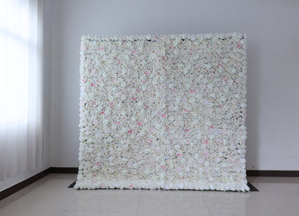 8x8 Artificial Flower Wall Backdrop – Luxury Wedding & Event Floral Wall
