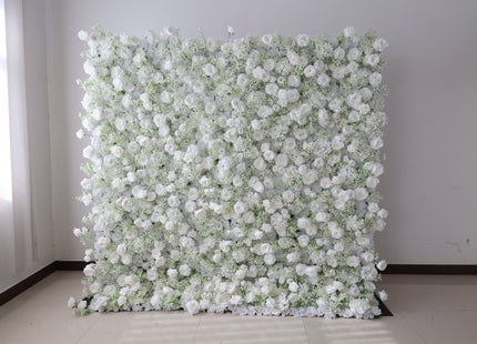 8x8 Artificial Flower Wall Backdrop – Luxury Wedding & Event Floral Wall