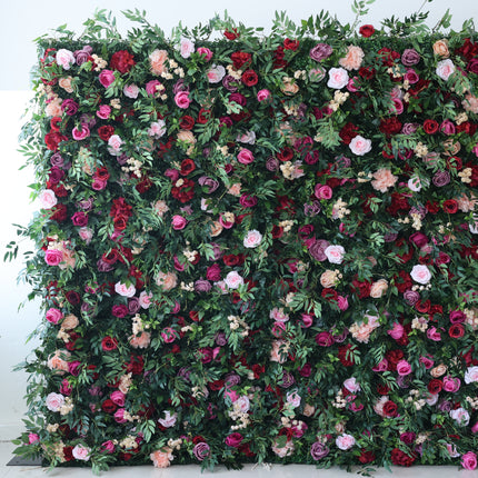 8x8 Artificial Flower Wall Backdrop – Luxury Wedding & Event Floral Wall