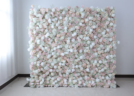 8x8 Artificial Flower Wall Backdrop – Luxury Wedding & Event Floral Wall