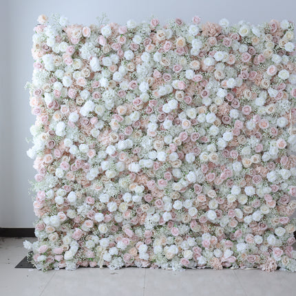 8x8 Artificial Flower Wall Backdrop – Luxury Wedding & Event Floral Wall