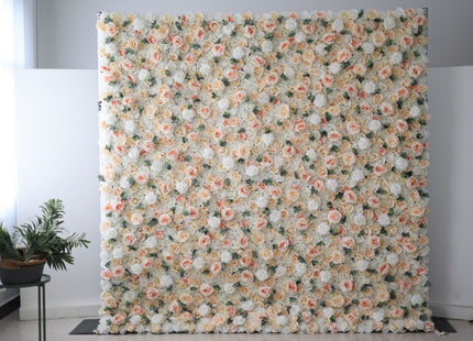 8x8 Artificial Flower Wall Backdrop – Luxury Wedding & Event Floral Wall