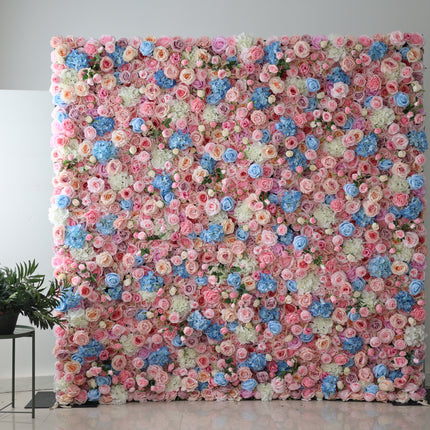 8x8 Artificial Flower Wall Backdrop – Luxury Wedding & Event Floral Wall