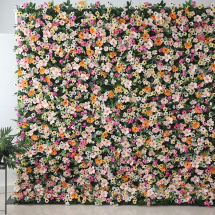 8x8 Artificial Flower Wall Backdrop – Luxury Wedding & Event Floral Wall