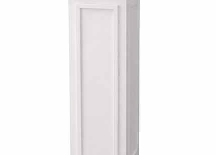 White Event Display Pedestal Stand – 40” & 32” Sizes, 12” Wide