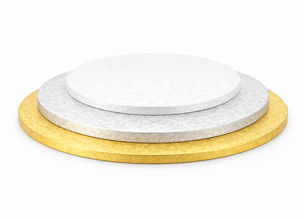 Round Cake Drum Board – 0.5″ Thick (8″–20″)