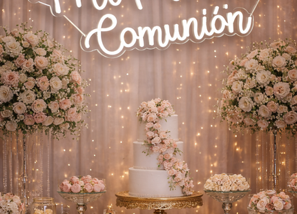 LED Neon Religious Sign Collection – Mi Primera Comunión & Mi Bautizo