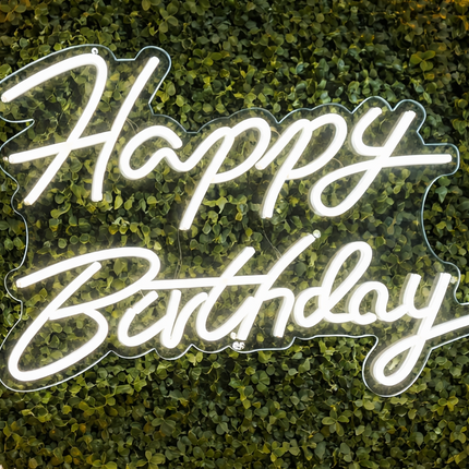 LED Neon Party Signs – Happy Birthday, Let’s Party & More