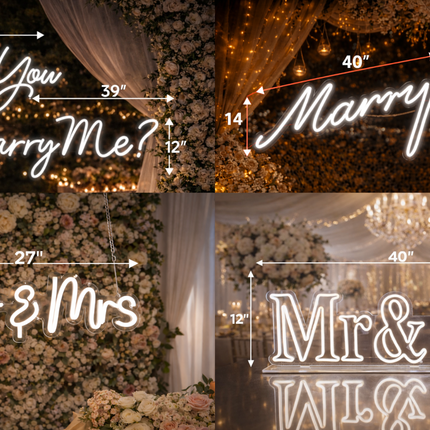 LED neon Sign - Love/Wedding Sign Collection