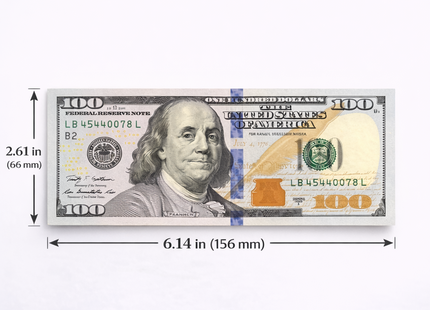 Realistic $100 Prop Money Stack – Full Size Fake Bills