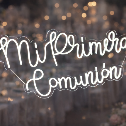 LED Neon Religious Sign Collection – Mi Primera Comunión & Mi Bautizo