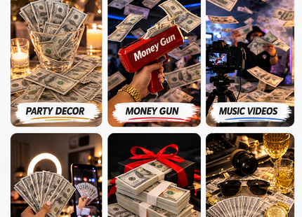 Realistic $100 Prop Money Stack – Full Size Fake Bills