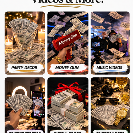 Realistic $100 Prop Money Stack – Full Size Fake Bills