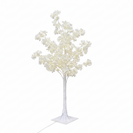 Ivory Bloom LED Light Tree – 4 FT