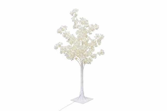 Ivory Bloom LED Light Tree – 4 FT