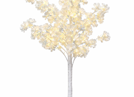 Ivory Bloom LED Light Tree – 4 FT