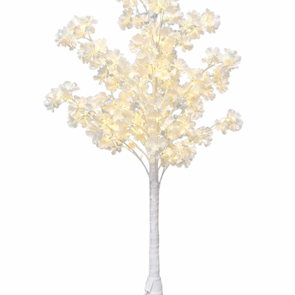 Ivory Bloom LED Light Tree – 4 FT